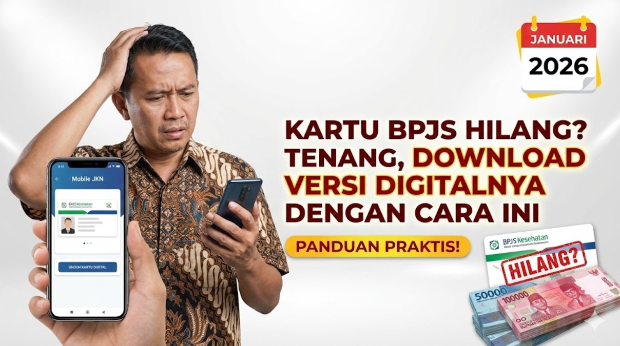 Kartu BPJS Hilang? Tenang, Download Versi Digitalnya dengan Cara Ini Januari 2026