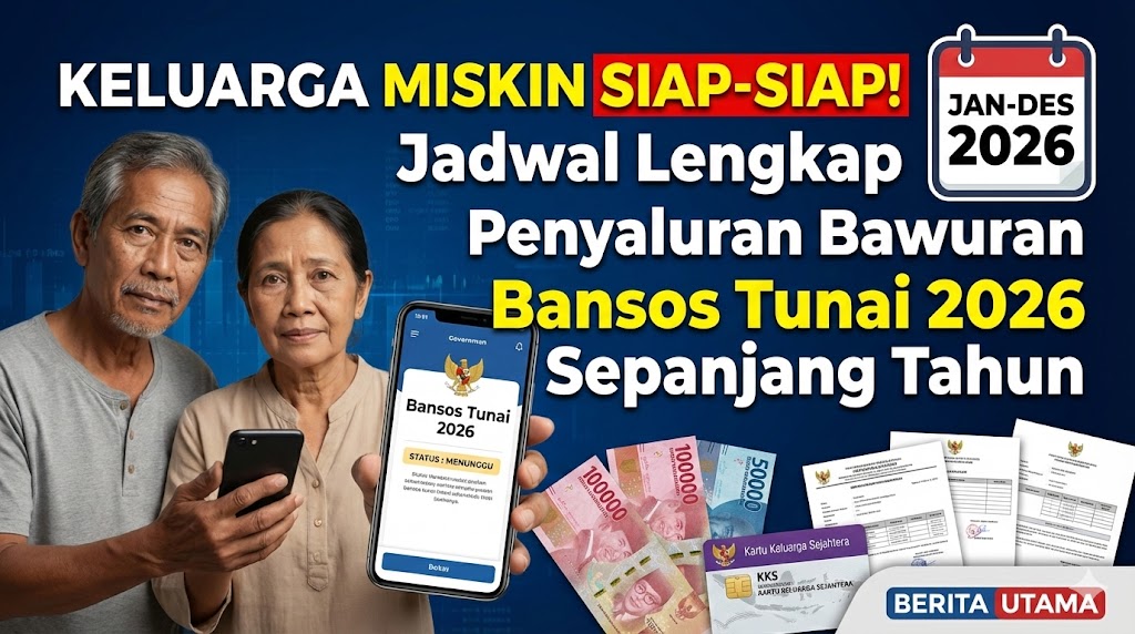 Keluarga Miskin Siap-Siap! Jadwal Lengkap Penyaluran Bansos Tunai 2026 Sepanjang Tahun