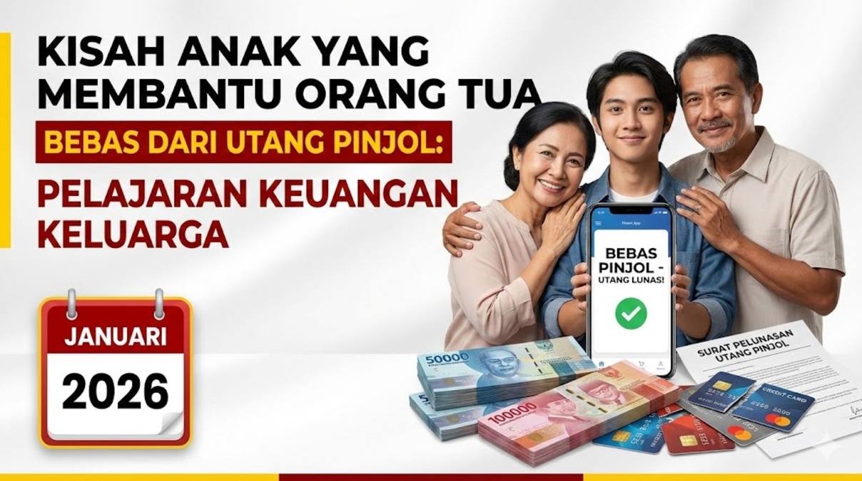 Kisah Anak yang Membantu Orang Tua Bebas dari Utang Pinjol: Pelajaran Keuangan Keluarga Januari 2026