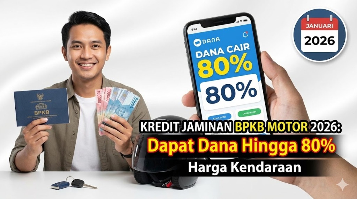 Kredit Jaminan BPKB Motor 2026: Dapat Dana Hingga 80% Harga Kendaraan