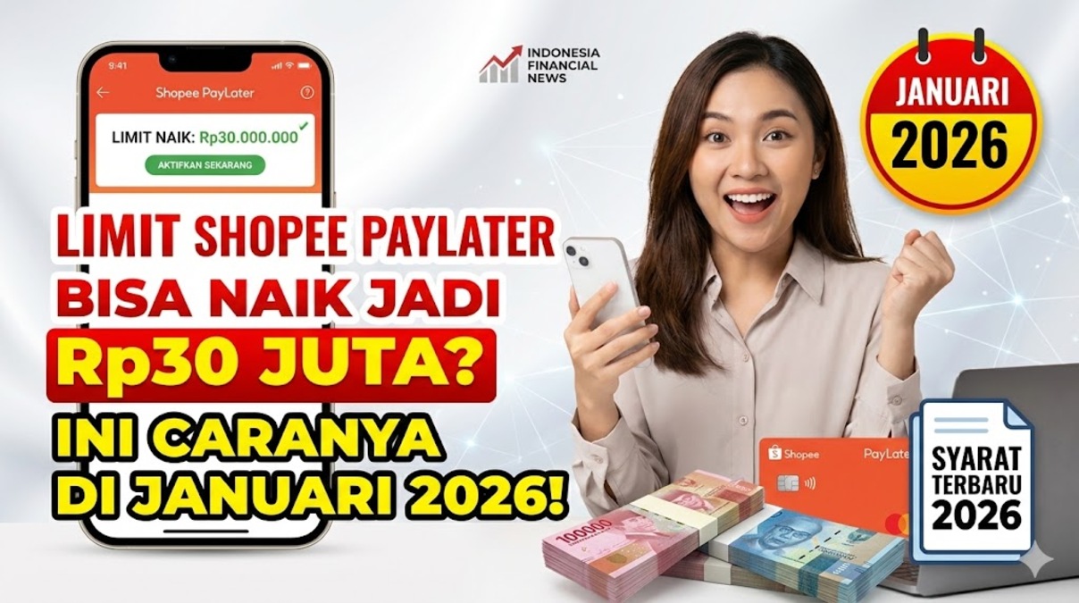Limit Shopee PayLater Bisa Naik Jadi Rp30 Juta? Ini Caranya di Januari 2026!