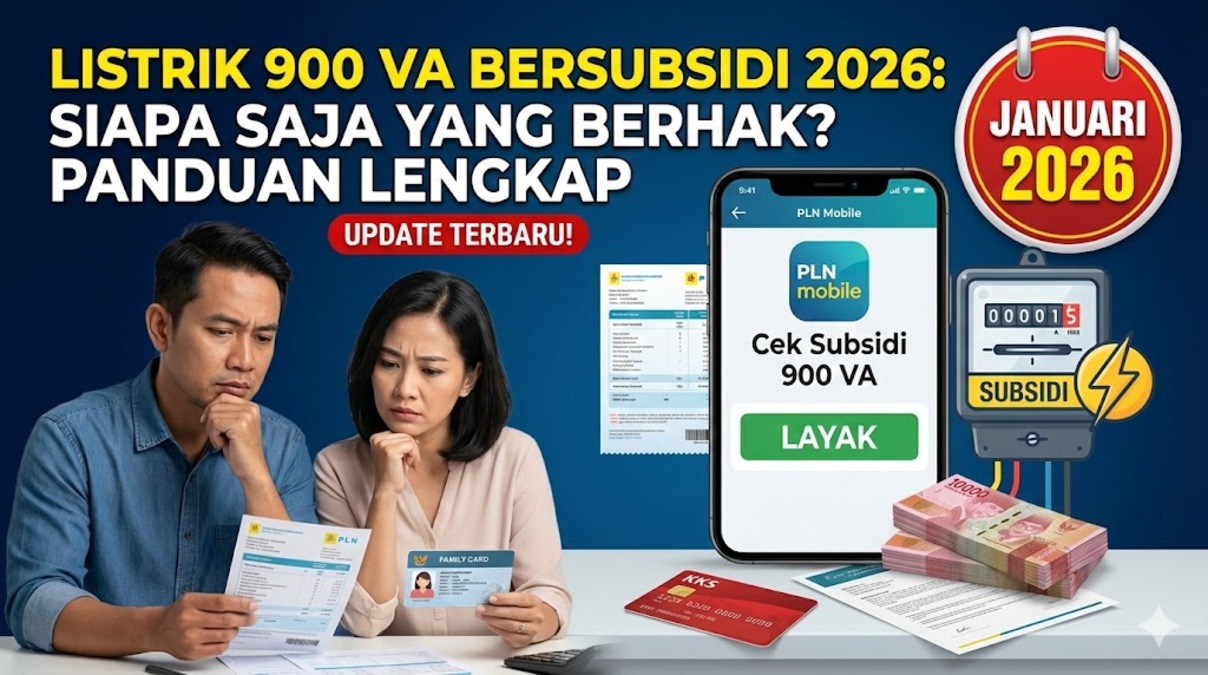 Listrik 900 VA Bersubsidi 2026: Siapa Saja yang Berhak? Panduan Lengkap
