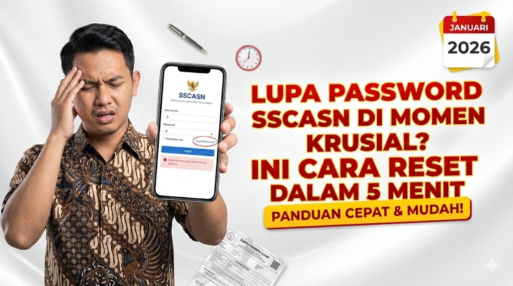 Lupa Password SSCASN di Momen Krusial? Ini Cara Reset dalam 5 Menit