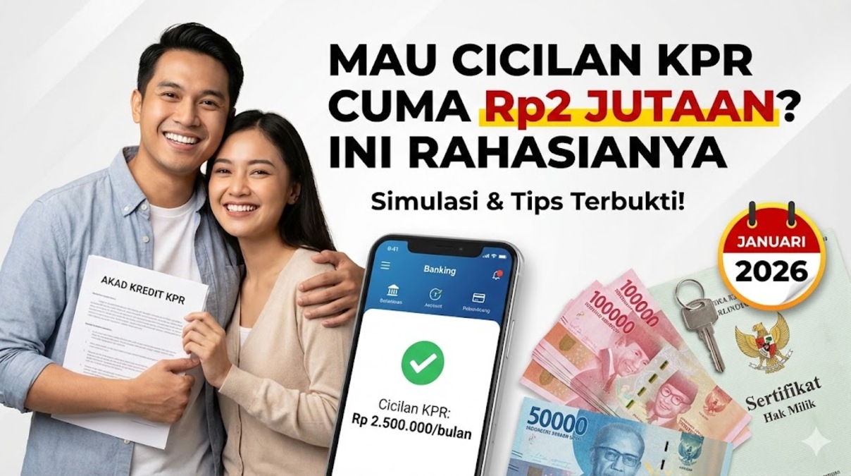 Mau Cicilan KPR Cuma Rp2 Jutaan? Ini Rahasianya