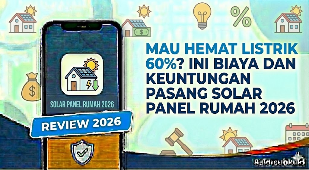 Mau Hemat Listrik 60%? Ini Biaya dan Keuntungan Pasang Solar Panel Rumah 2026