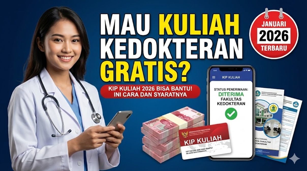Mau Kuliah Kedokteran Gratis? KIP Kuliah 2026 Bisa Bantu!