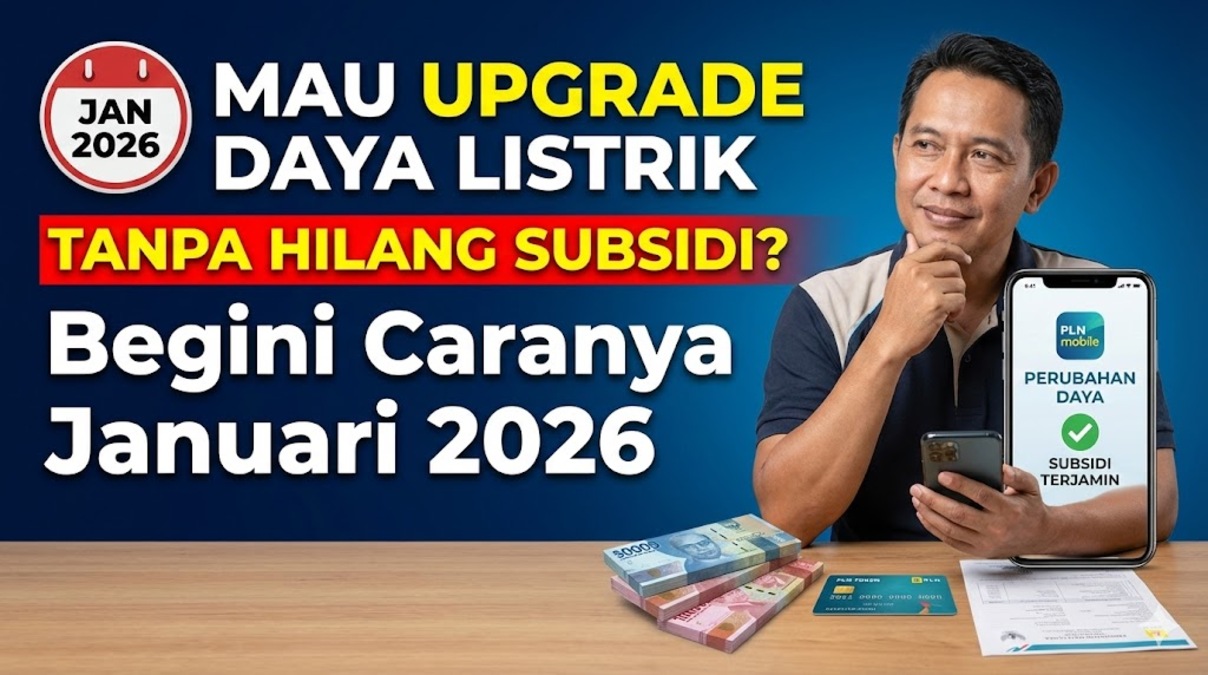 Mau Upgrade Daya Listrik Tanpa Hilang Subsidi? Begini Caranya Januari 2026