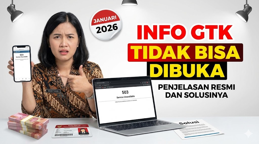 Mengapa Info GTK Tidak Bisa Dibuka Januari 2026? Ini Penjelasan Resmi dan Solusinya