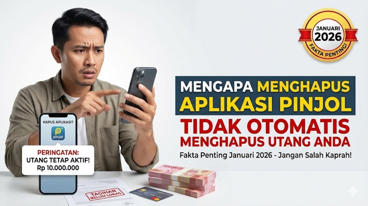 Mengapa Menghapus Aplikasi Pinjol Tidak Otomatis Menghapus Utang Anda: Fakta Penting Januari 2026