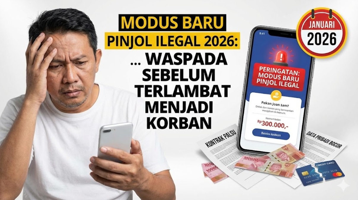 Modus Baru Pinjol Ilegal 2026: Waspada Sebelum Terlambat Menjadi Korban