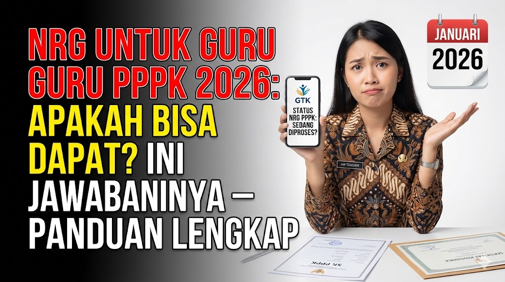 NRG untuk Guru PPPK 2026: Apakah Bisa Dapat? Ini Jawabannya – Panduan Lengkap
