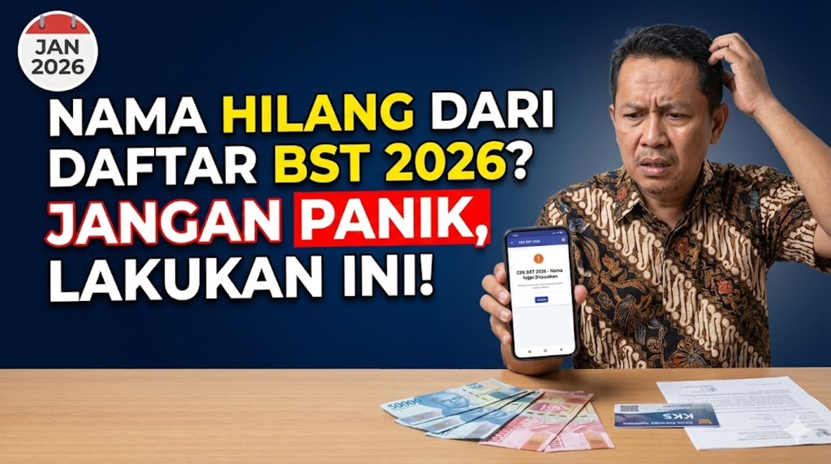 Nama Hilang dari Daftar BST 2026? Jangan Panik, Lakukan Ini!