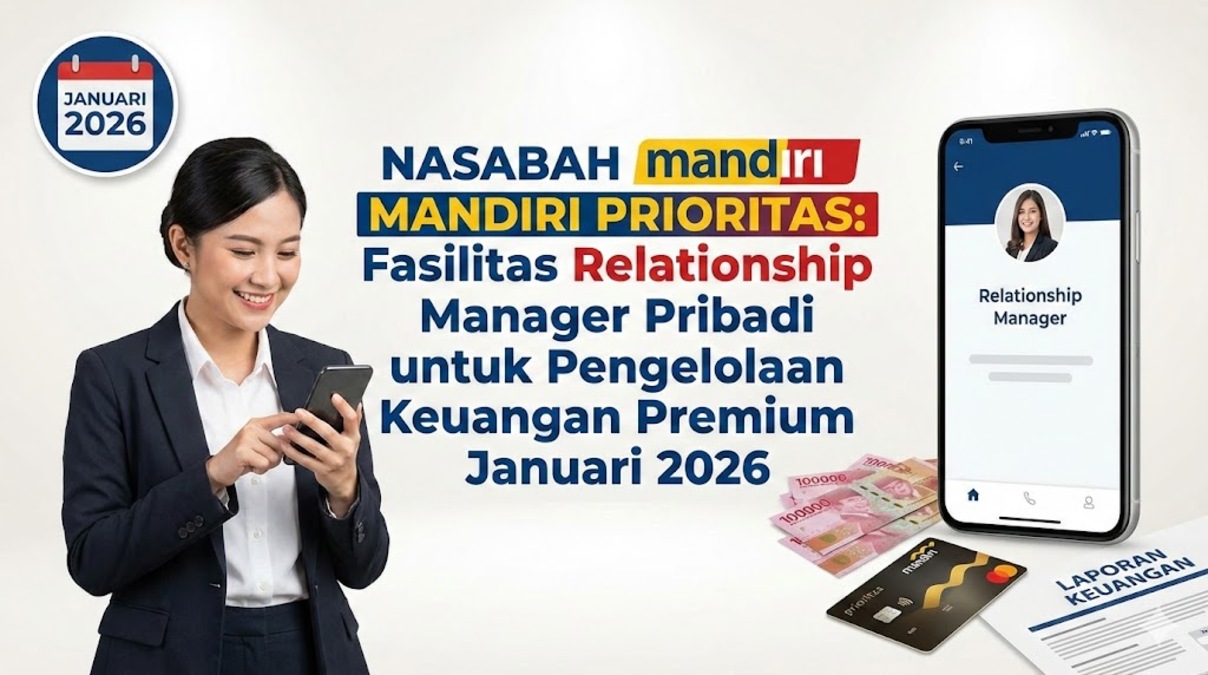 Nasabah Mandiri Prioritas: Fasilitas Relationship Manager Pribadi untuk Pengelolaan Keuangan Premium Januari 2026