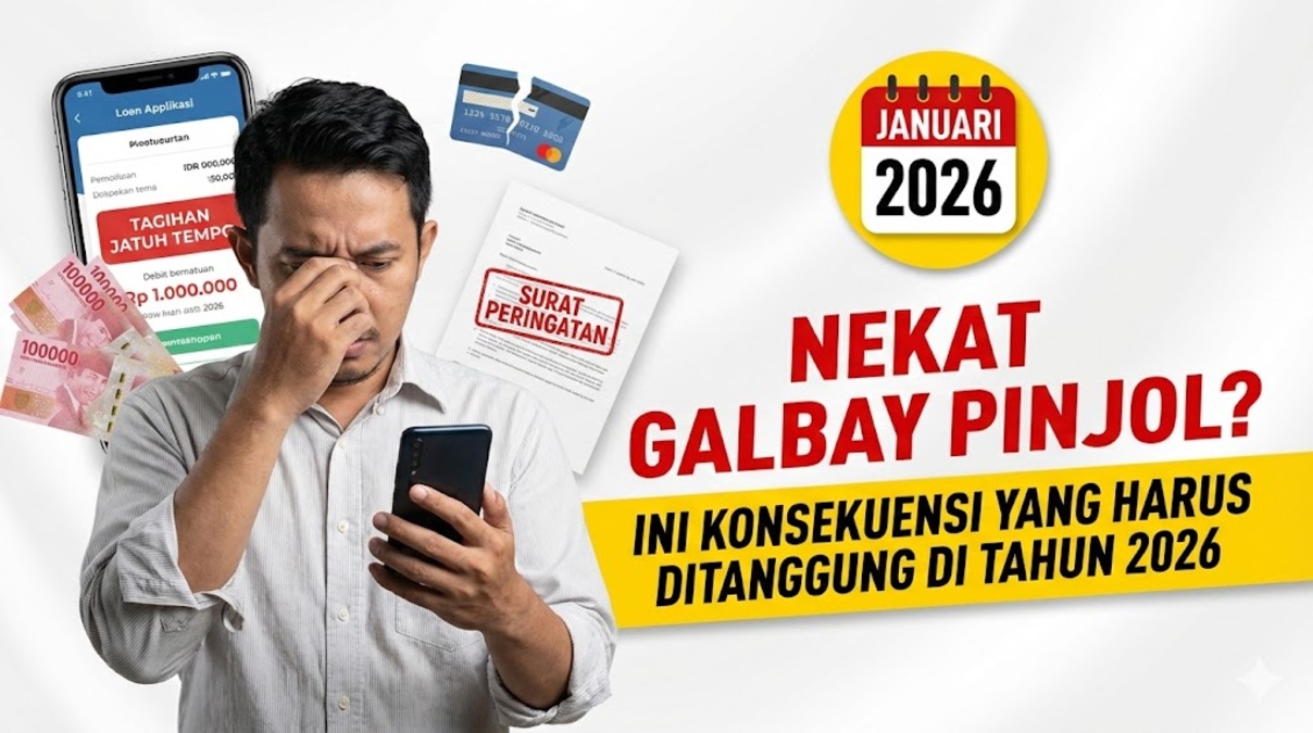 Nekat Galbay Pinjol? Ini Konsekuensi yang Harus Ditanggung di Tahun 2026
