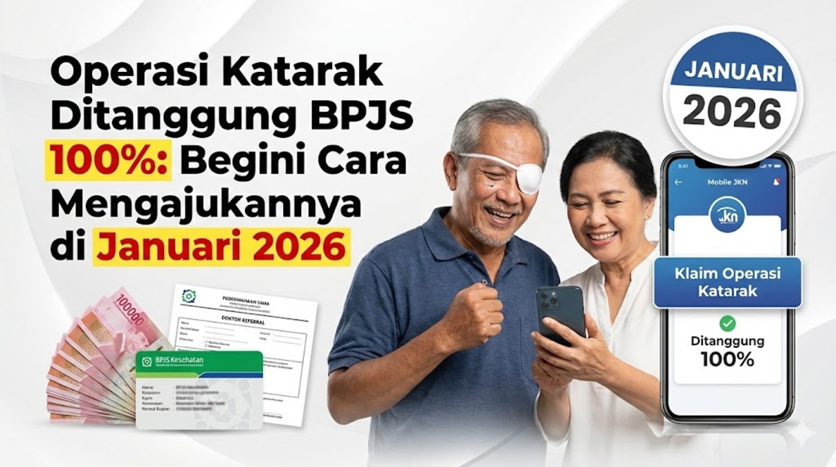 Operasi Katarak Ditanggung BPJS 100%: Begini Cara Mengajukannya di Januari 2026