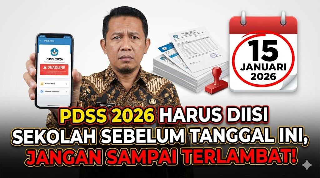 PDSS 2026 Harus Diisi Sekolah Sebelum Tanggal Ini, Jangan Sampai Terlambat!