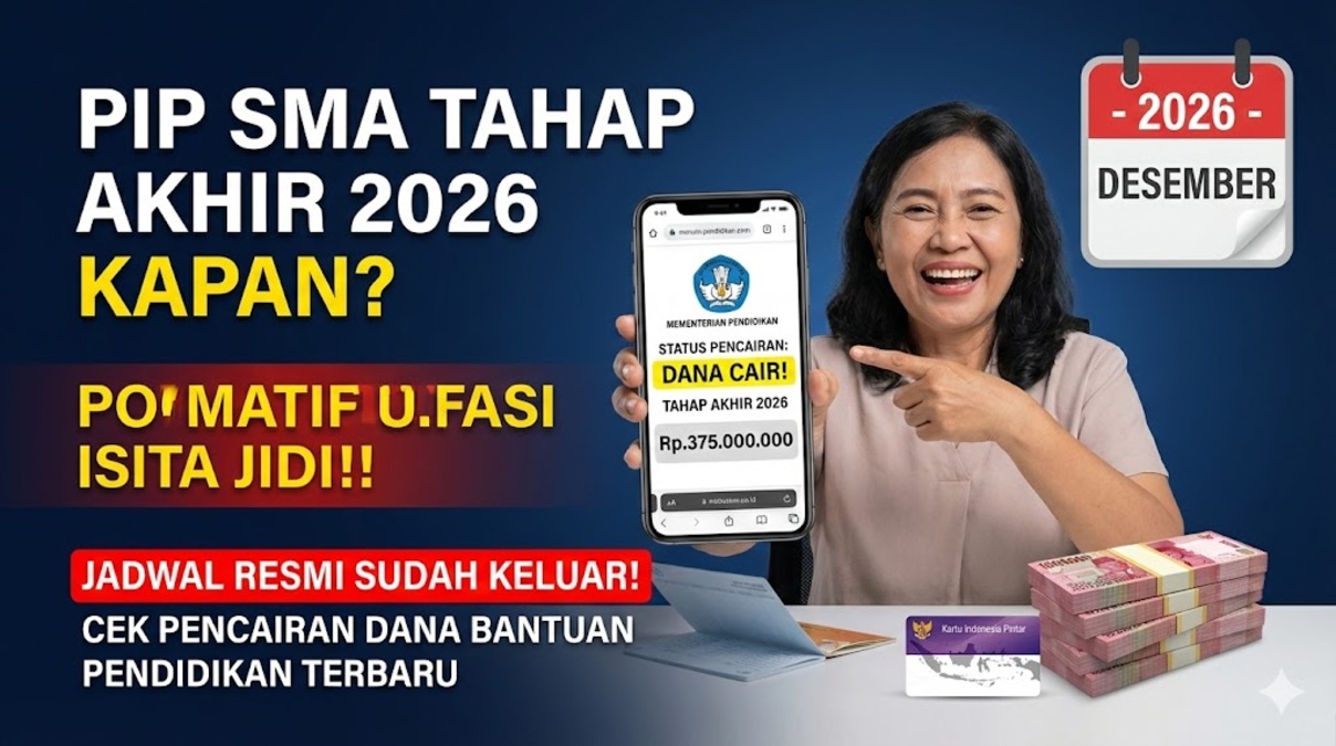 PIP SMA Tahap Akhir 2026 Kapan? Jadwal Resmi Sudah Keluar – Cek Pencairan Dana Bantuan Pendidikan Terbaru
