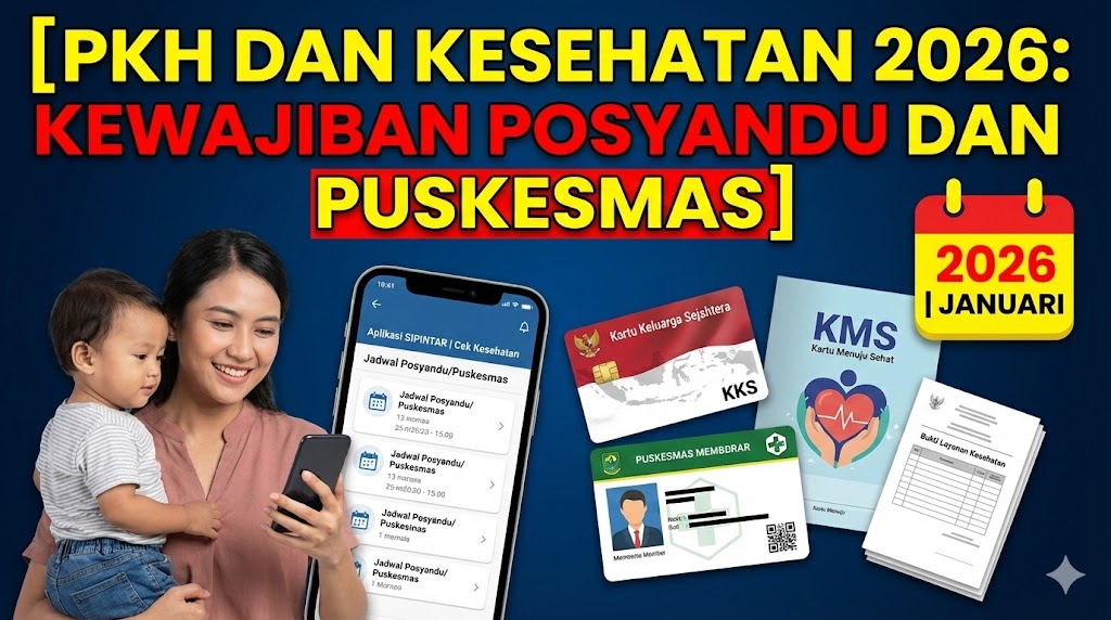 PKH dan Kesehatan 2026: Kewajiban Posyandu dan Puskesmas