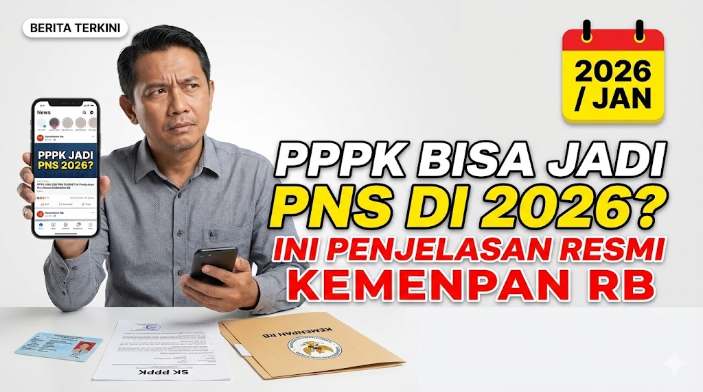 PPPK Bisa Jadi PNS di 2026? Ini Penjelasan Resmi Kemenpan RB