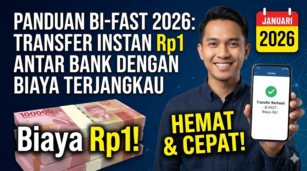 Panduan BI-FAST 2026: Transfer Instan Rp1 Antar Bank dengan Biaya Terjangkau