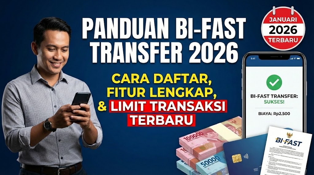 Panduan BI-FAST Transfer 2026: Cara Daftar, Fitur Lengkap, dan Limit Transaksi Terbaru
