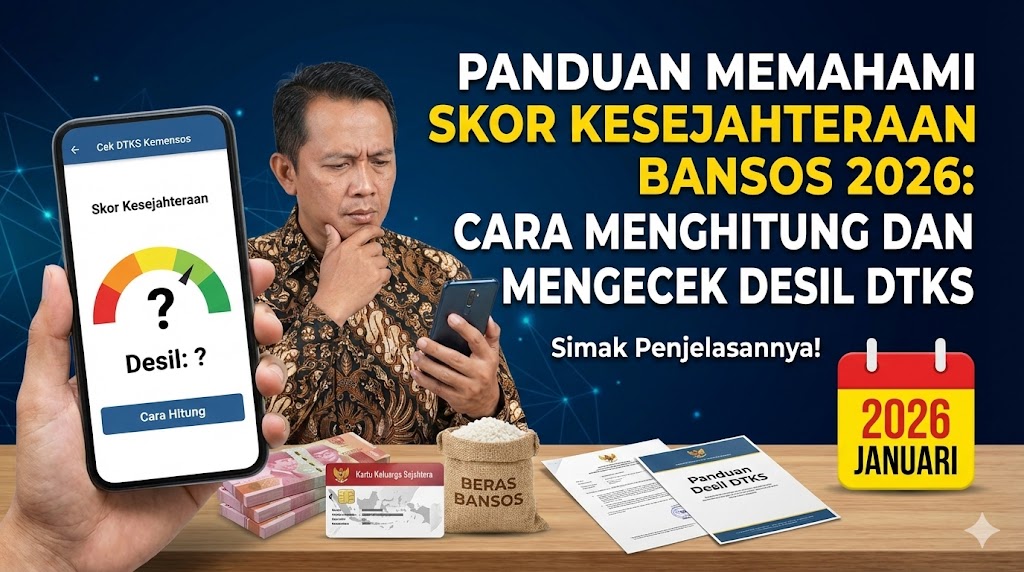 Panduan Memahami Skor Kesejahteraan Bansos 2026: Cara Menghitung dan Mengecek Desil DTKS