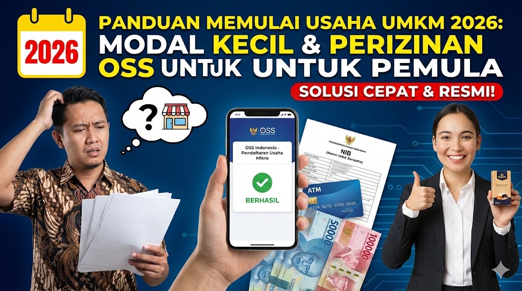 Panduan Memulai Usaha UMKM 2026: Modal Kecil dan Perizinan OSS untuk Pemula