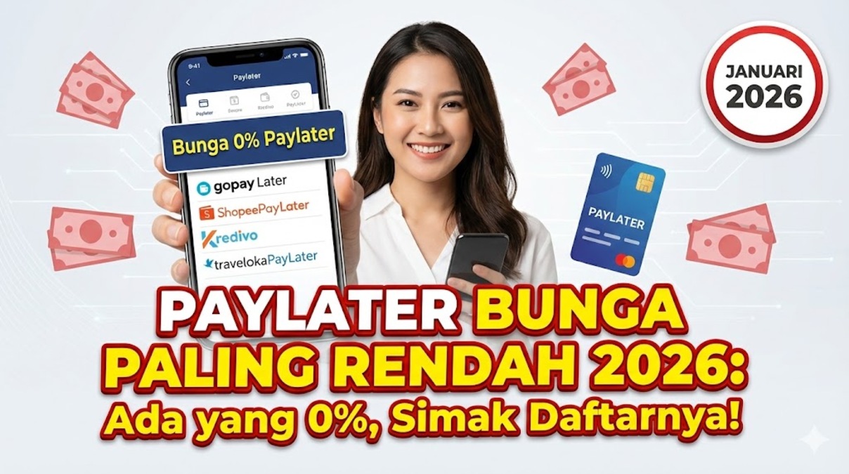 Paylater Bunga Paling Rendah 2026: Ada yang 0%, Simak Daftarnya!