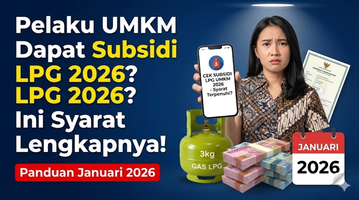 Pelaku UMKM Dapat Subsidi LPG 2026? Ini Syarat Lengkapnya! Panduan Januari 2026
