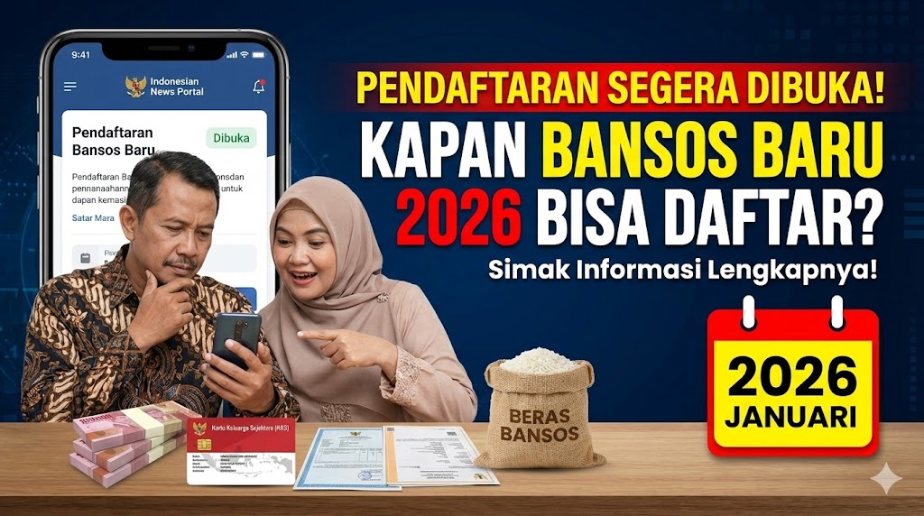 Pendaftaran Segera Dibuka! Kapan Bansos Baru 2026 Bisa Daftar?