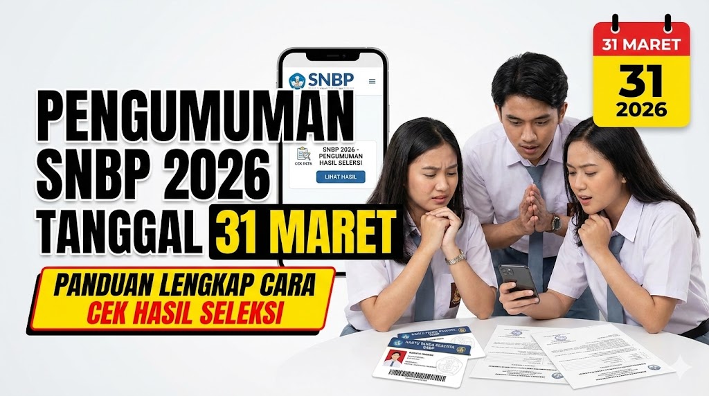 Pengumuman SNBP 2026 Tanggal 31 Maret: Panduan Lengkap Cara Cek Hasil Seleksi