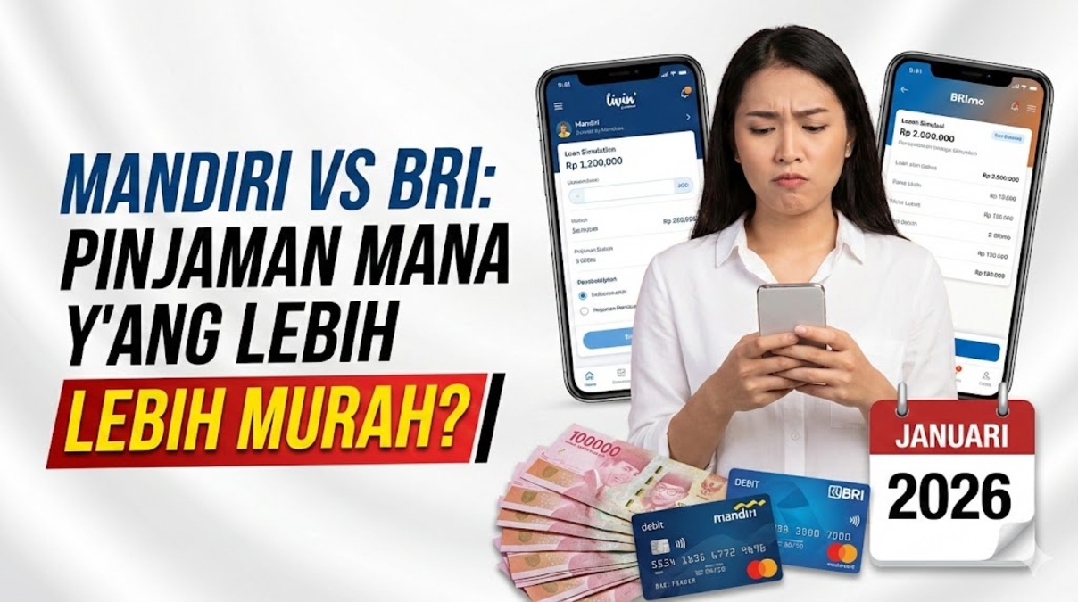 Perbandingan Pinjaman Mandiri vs BRI: Ternyata Ini yang Lebih Murah!