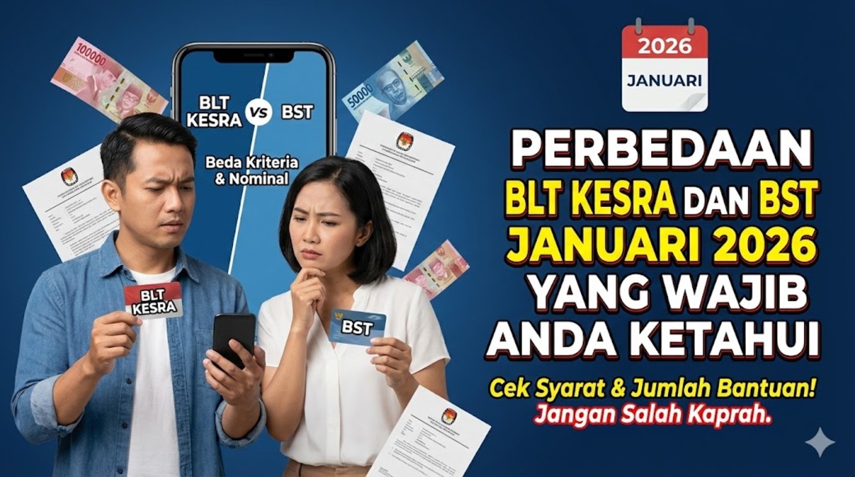 Perbedaan BLT Kesra dan BST Januari 2026 yang Wajib Anda Ketahui