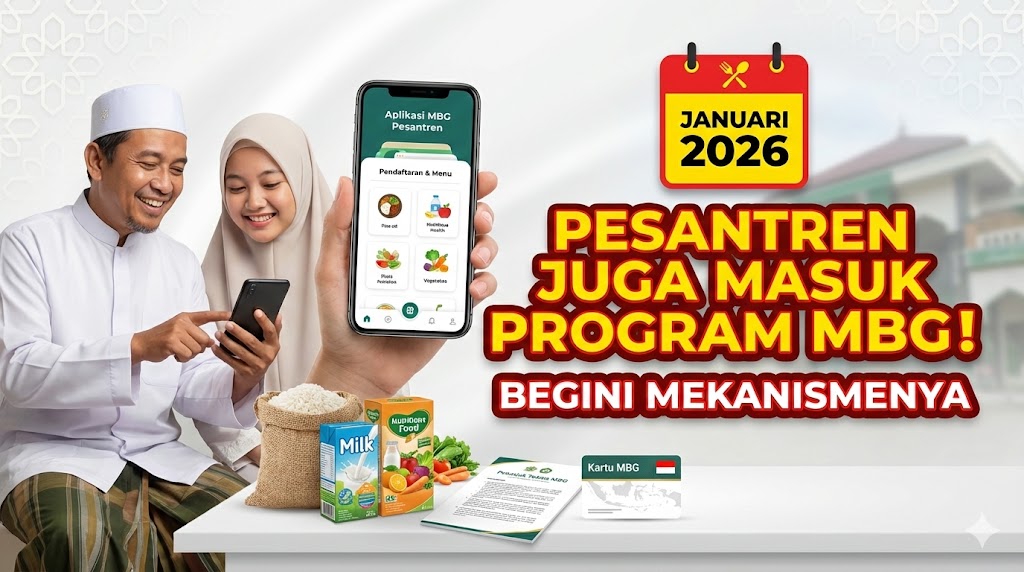 Pesantren Juga Masuk Program MBG, Begini Mekanismenya