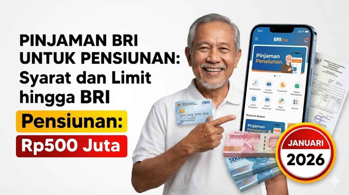 Pinjaman BRI untuk Pensiunan: Syarat dan Limit hingga Rp500 Juta Januari 2026