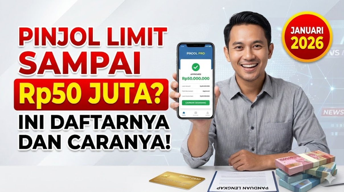 Pinjol Limit Sampai Rp50 Juta? Ini Daftarnya dan Caranya! Panduan Lengkap Januari 2026