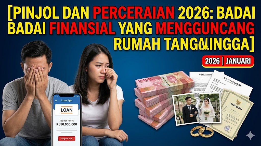 Pinjol dan Perceraian 2026: Badai Finansial yang Mengguncang Rumah Tangga