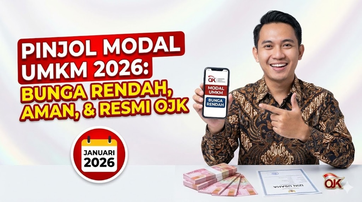 Pinjol untuk Modal UMKM 2026: Bunga Rendah, Aman, dan Resmi OJK Januari 2026