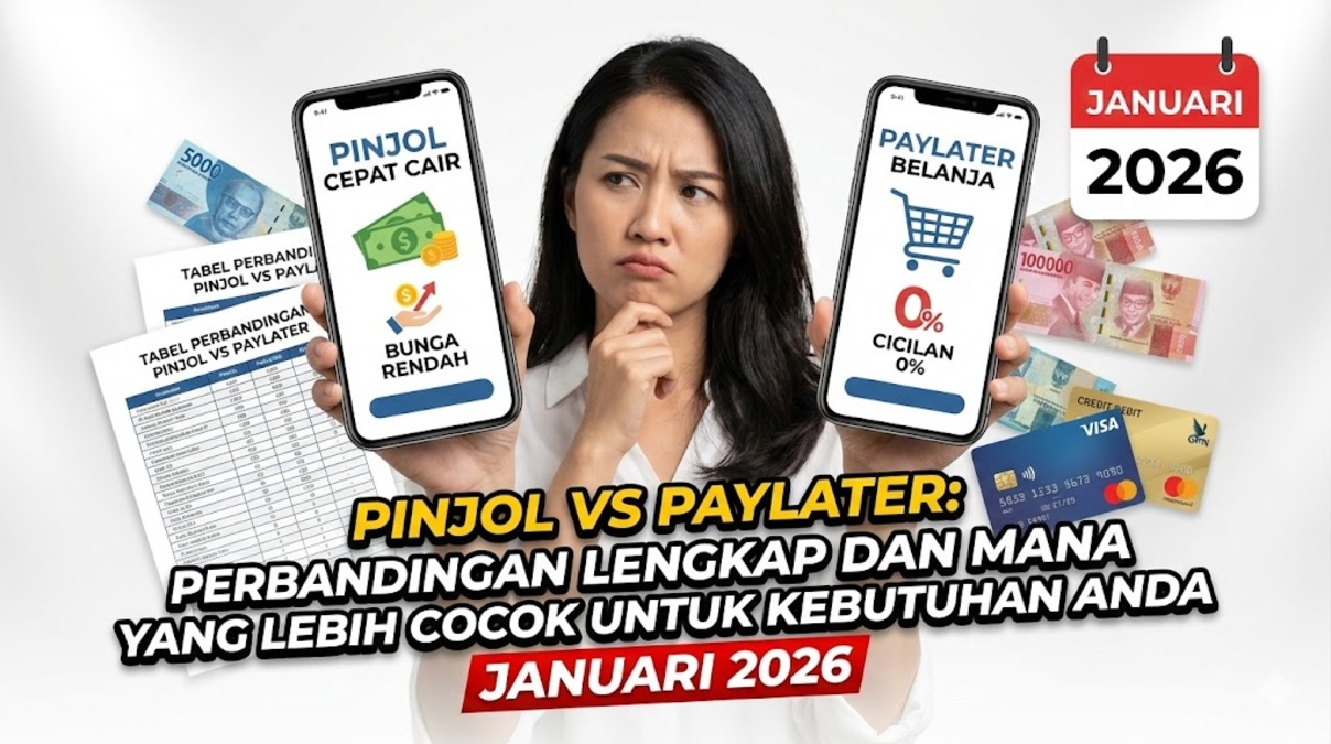 Pinjol vs Paylater: Perbandingan Lengkap dan Mana yang Lebih Cocok untuk Kebutuhan Anda Januari 2026
