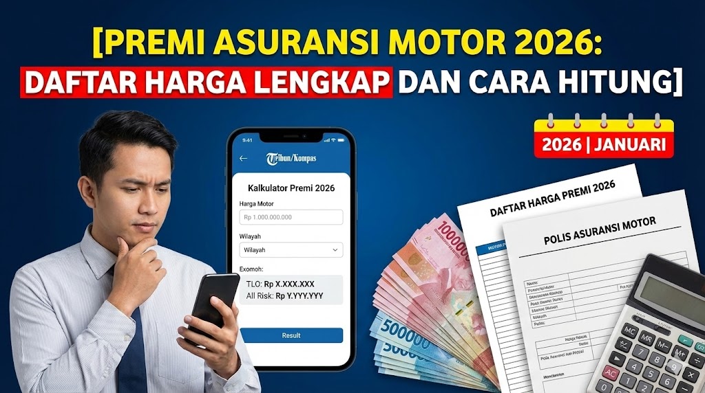 Premi Asuransi Motor 2026: Daftar Harga Lengkap dan Cara Hitung