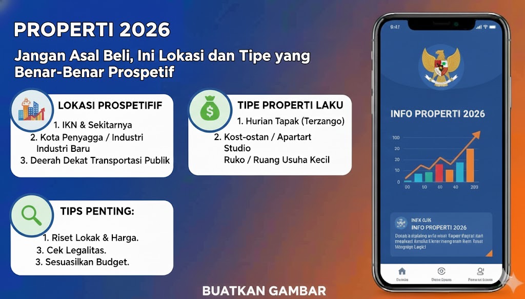 Properti 2026: Jangan Asal Beli, Ini Lokasi dan Tipe yang Benar-Benar Prospektif
