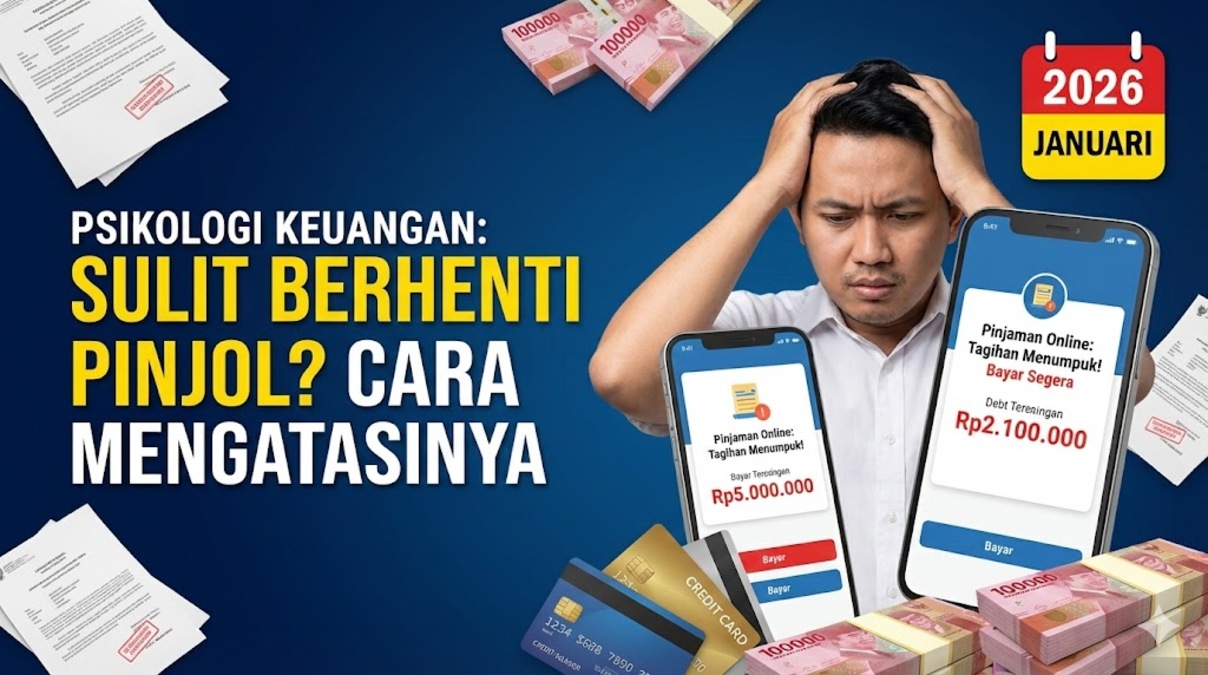 Psikologi Keuangan: Mengapa Seseorang Sulit Berhenti Pinjam di Pinjol dan Cara Mengatasinya