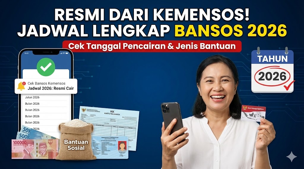 Resmi dari Kemensos! Jadwal Lengkap Bansos 2026
