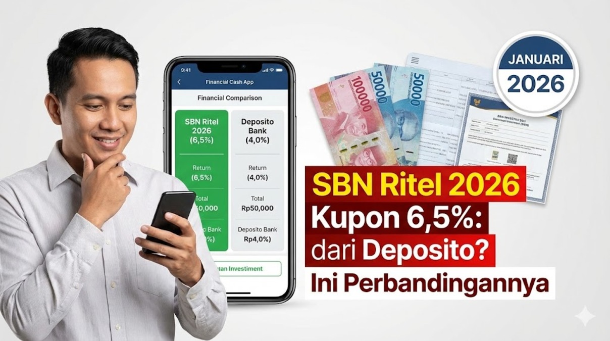 SBN Ritel 2026 Kupon 6,5%: Lebih Untung dari Deposito? Ini Perbandingannya