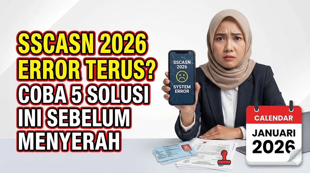 SSCASN 2026 Error Terus? Coba 5 Solusi Ini Sebelum Menyerah