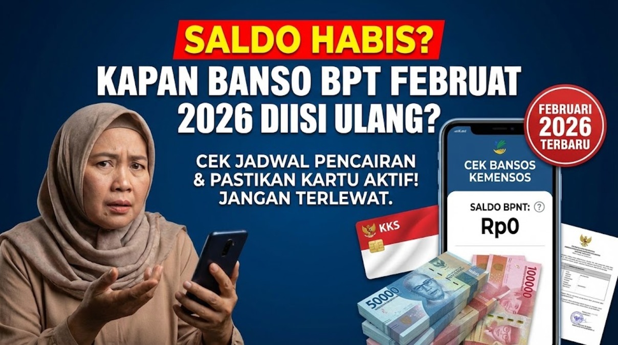 Saldo Habis? Kapan Bansos BPNT Februari 2026 Diisi Ulang?