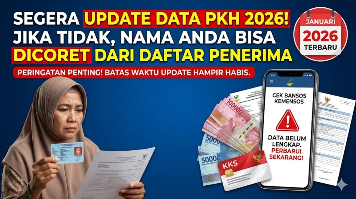 Segera Update Data PKH 2026! Jika Tidak, Nama Anda Bisa Dicoret dari Daftar Penerima
