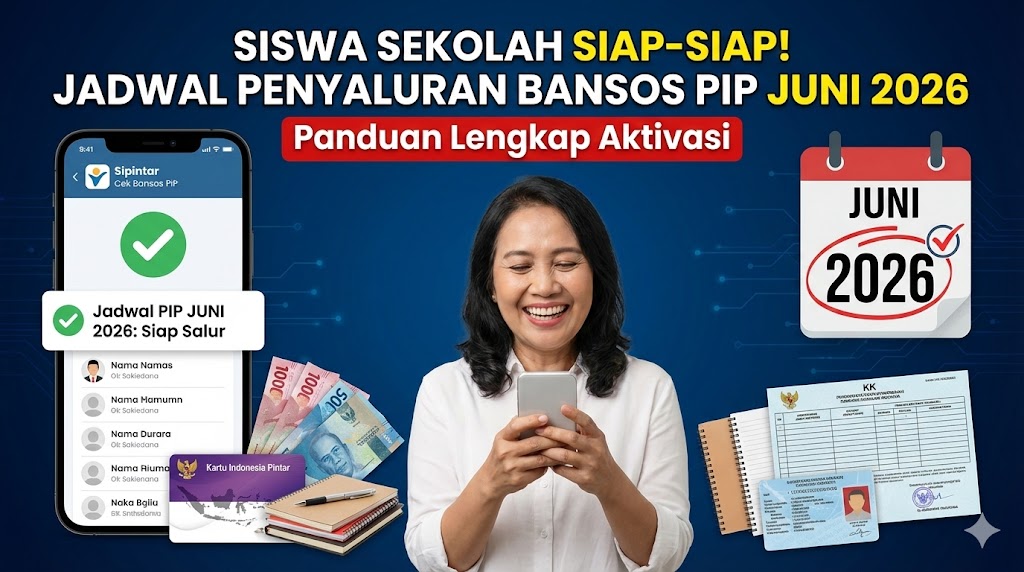 Siswa Sekolah Siap-Siap! Jadwal Penyaluran Bansos PIP Juni 2026 dan Panduan Lengkap Aktivasi
