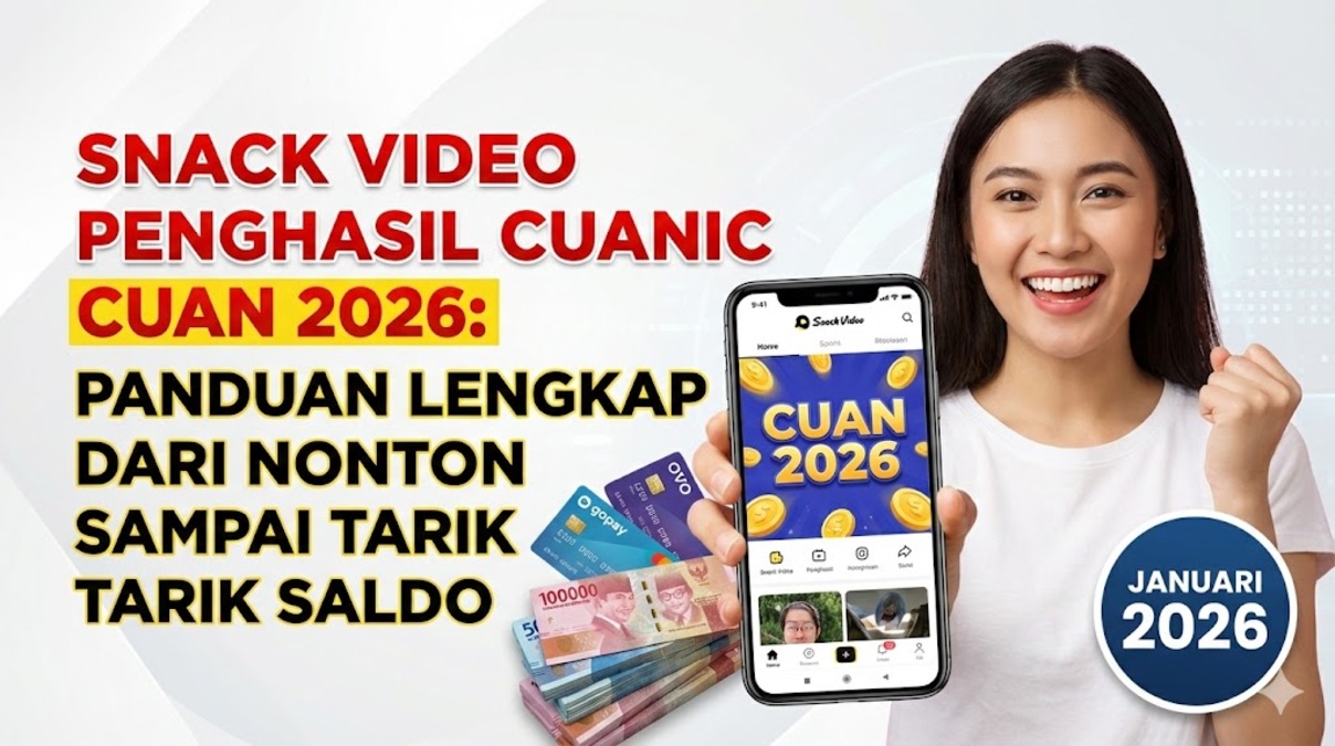 Snack Video Penghasil Cuan 2025: Panduan Lengkap dari Nonton sampai Tarik Saldo