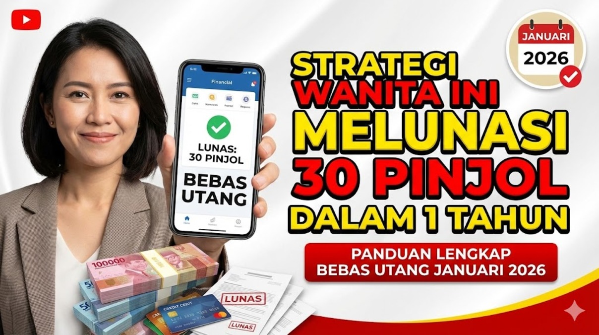 Strategi Wanita Ini Melunasi 30 Pinjol dalam 1 Tahun: Panduan Lengkap Bebas Utang Januari 2026